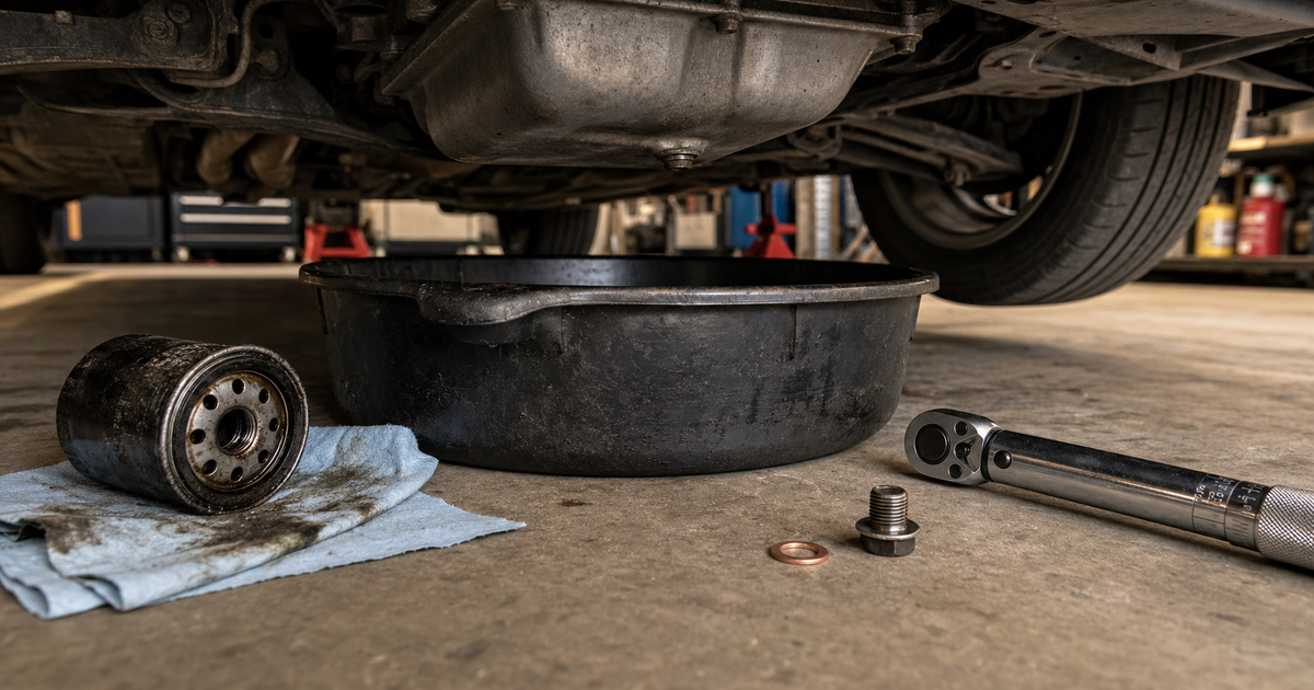 Motorolie verversen zelf doen in 8 stappen