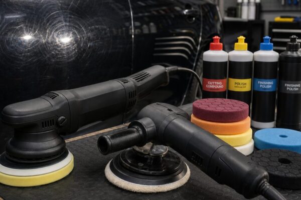 Polijstmachine auto kiezen: excentrisch of roterend, en wat past bij beginners?